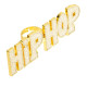 BAGUE DOREE HIP HOP