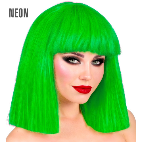 PERRUQUE SHOWGIRL VERTE