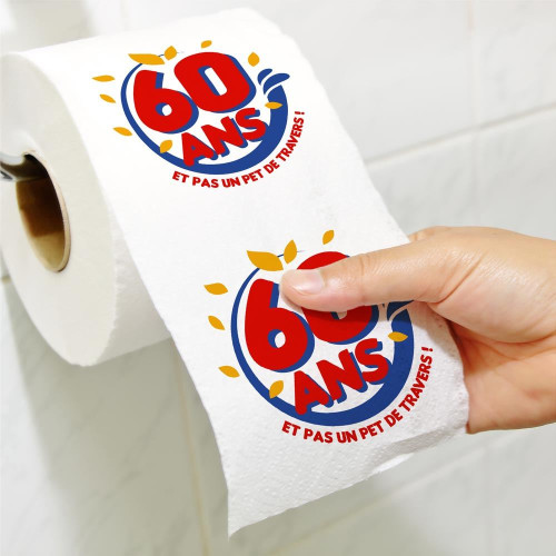 ROULEAU PAPIER WC 60 ANS