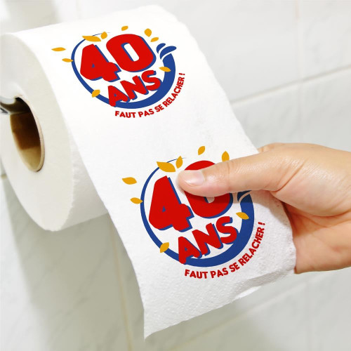ROULEAU PAPIER WC 40 ANS