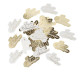 100 CONFETTIS JA OR/BLANC