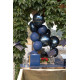 BALLON ALU JOYEUX ANNIV BLEU