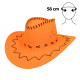 CHAPEAU COWBOY SAVANNE ORANGE