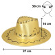 CHAPEAU COWBOY SAVANNE OR