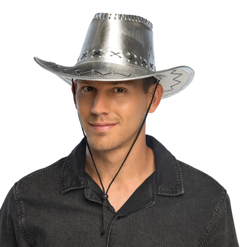 CHAPEAU COWBOY SAVANNE ARGENT