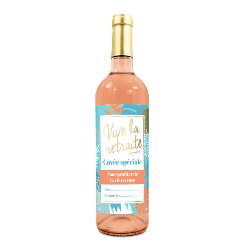 VIN ROSE HUMO VIVE LA RETRAITE