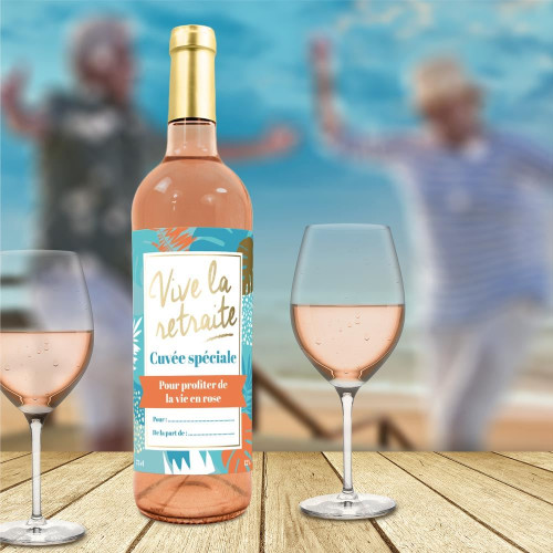 VIN ROSE HUMO VIVE LA RETRAITE