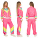 JOGGING FEMME ROSE ANNEE 80 S