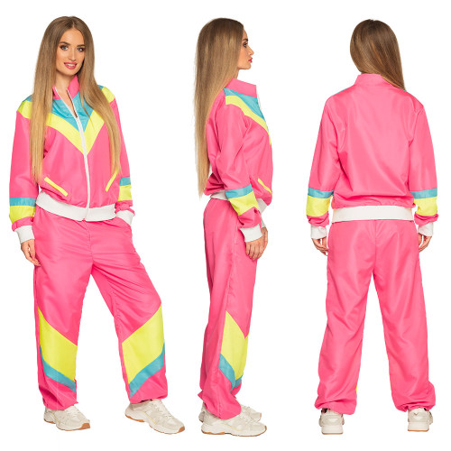 JOGGING FEMME ROSE ANNEE 80 L