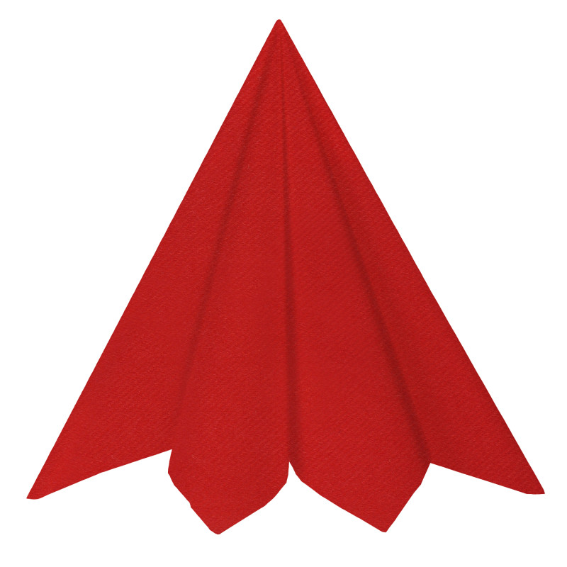 20 SERVIETTES RAINBOW ROUGE