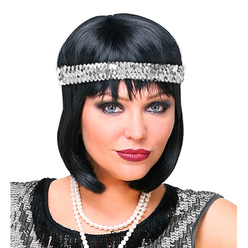BANDEAU A PAILLETTES ARGENT