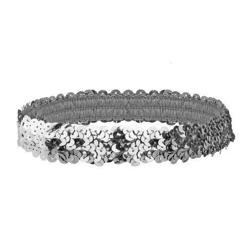 BANDEAU A PAILLETTES ARGENT