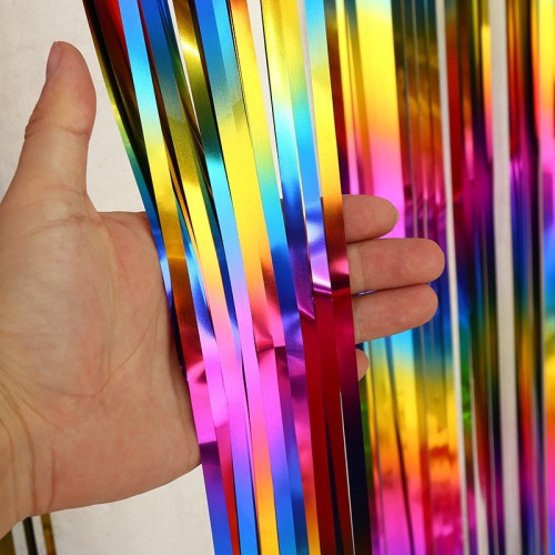 RIDEAU FOIL MULTICOLORE DISCO