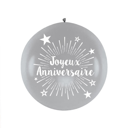 BALLON GEANT 100CM JOYEUX ANNIVERSAIRE