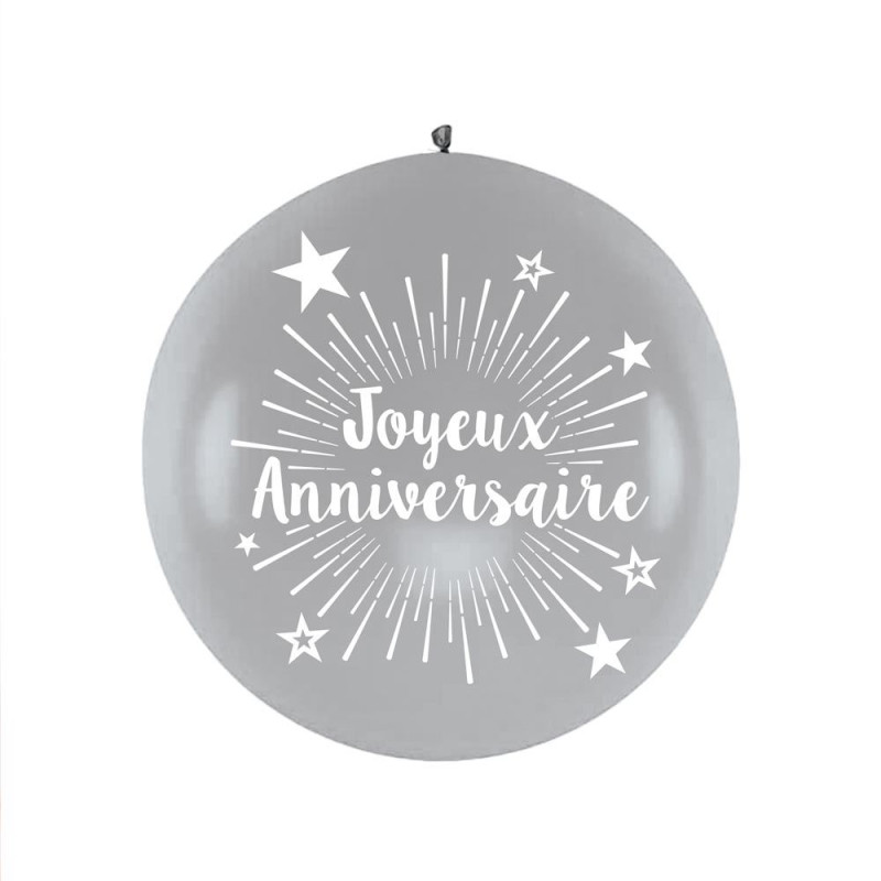 BALLON GEANT 100CM JOYEUX ANNIVERSAIRE