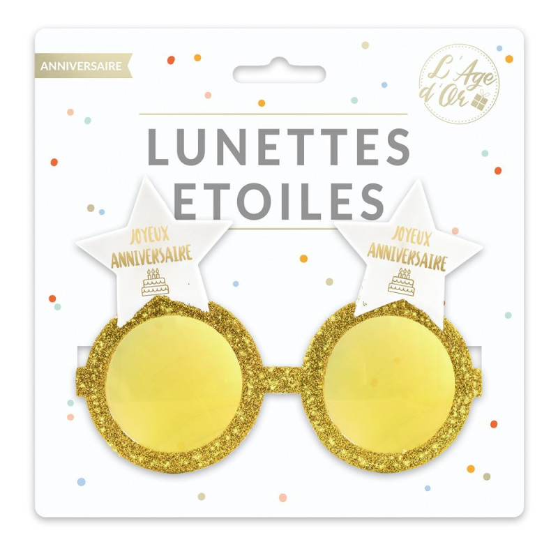 LUNETTES ETOILE ANNIVERSAIRE