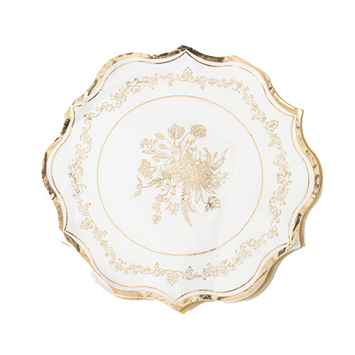 16 SERVIETTES VINTAGE BLANC