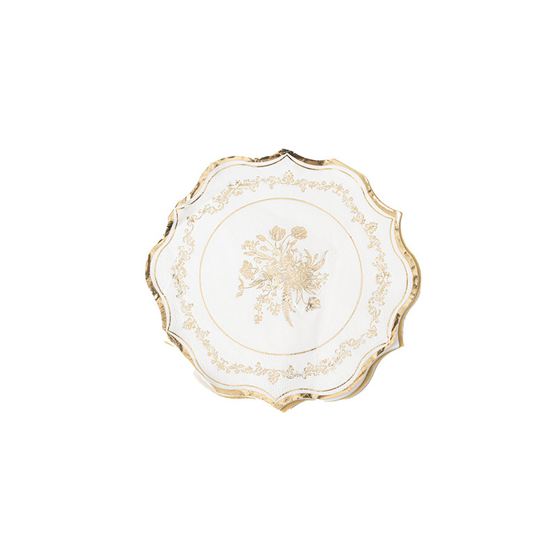 16 SERVIETTES VINTAGE BLANC