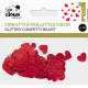 CONFETTIS DE TABLE COEUR - ROUGE