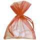 10 SAC ORGANZA TERRACOTTA