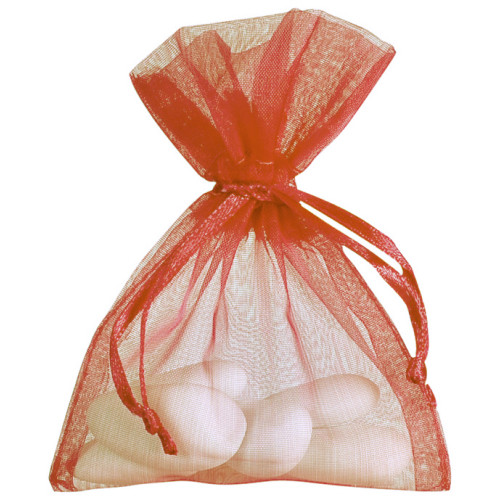10 SAC ORGANZA TERRACOTTA