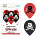 SACHET DE BALLONS X6 PIRATE