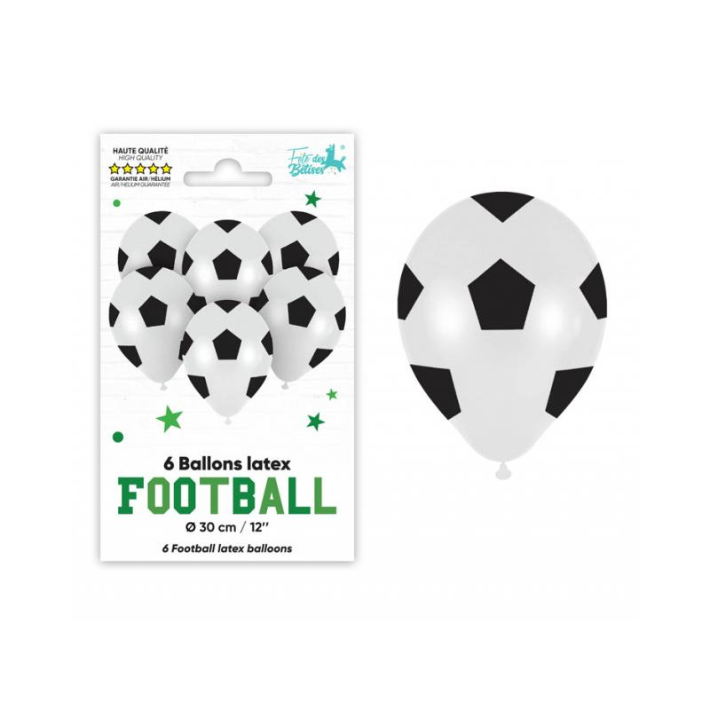 SACHET DE BALLONS X6 FOOT