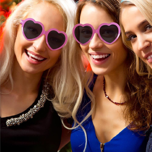LUNETTES COEUR ROSE EVJF
