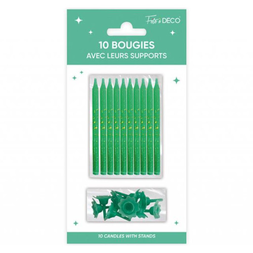 BOUGIES SUPPORTS VERT
