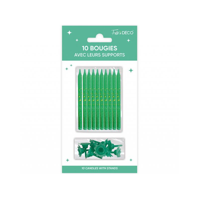 BOUGIES SUPPORTS VERT