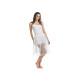 JUPE COURTE SUMMER FESTIVAL BLANC