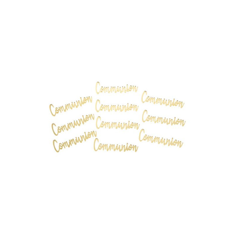 10 DECO COMMUNION PLEXI OR