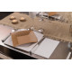 25 SERVIETTES DIAMANT BLANC