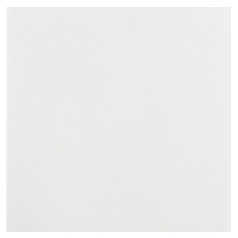25 SERVIETTES DIAMANT BLANC