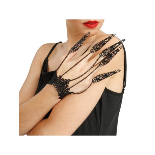 BIJOU DE MAIN DENTELLE/METAL