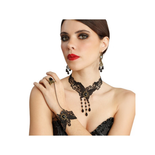 COLLIER BOUCLES OREILLES + BAGUE