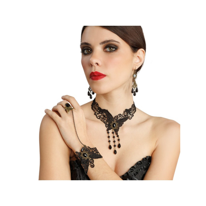 COLLIER BOUCLES OREILLES + BAGUE