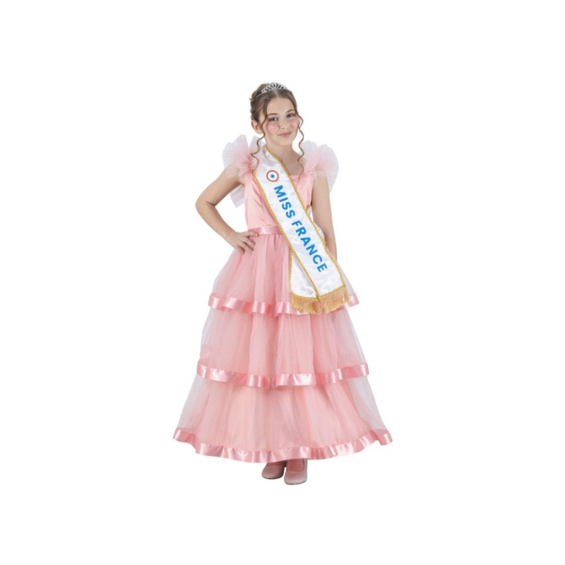 ROBE ROSEE MISS FRANCE 152CM