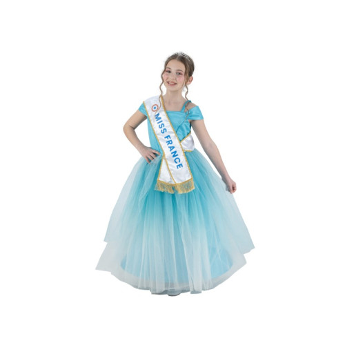 ROBE BLEUE MISS FRANCE 116CM