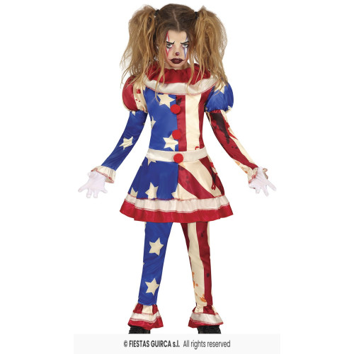 COSTUME PATRIOT CLOWN 5/6 ANS