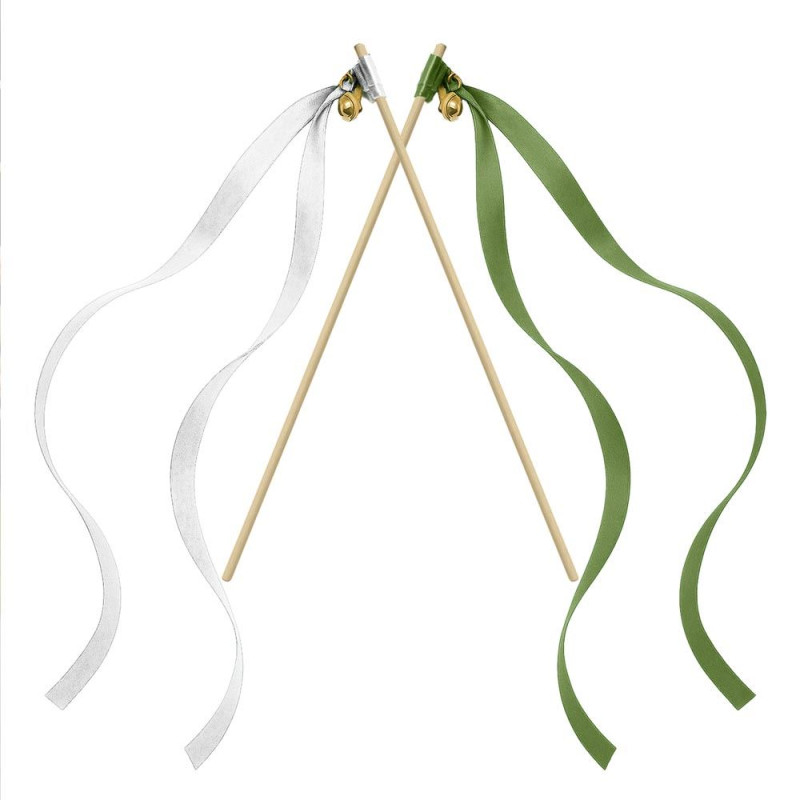 BAGUETTES RUBAN 10PCS MARIAGE