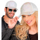MINI CHAPEAU STRASS PERLÉ
