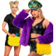 SAC EN PELUCHE LONG JAUNE