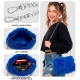 SAC EN PELUCHE LONG BLEU