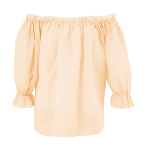 BLOUSE BEIGE FEMME M