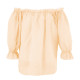BLOUSE BEIGE FEMME M