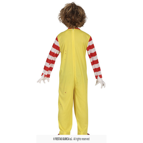BURGER CLOWN ZOMBIE 5/6ANS