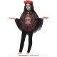 PONCHO JOUR DES MORTS 7/9 ANS