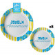 8 ASSIETTES ANNIV. LEMON 23CM