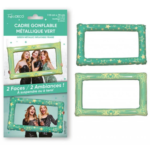 CADRE GONFLABLE METALLIQUE VERT